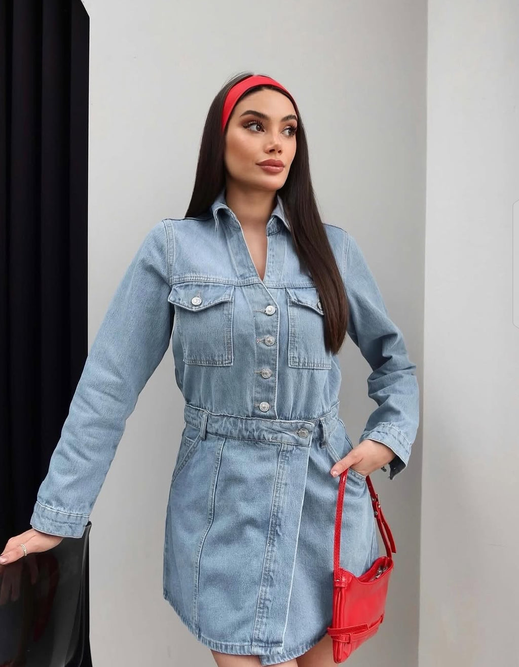 G-denim dress 26040