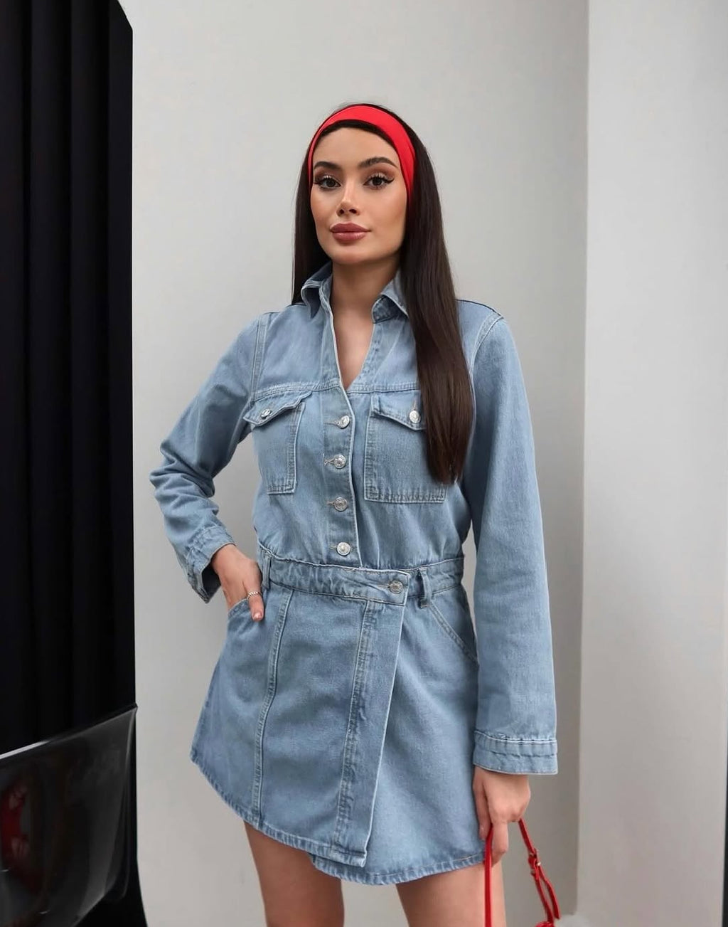 G-denim dress 26040