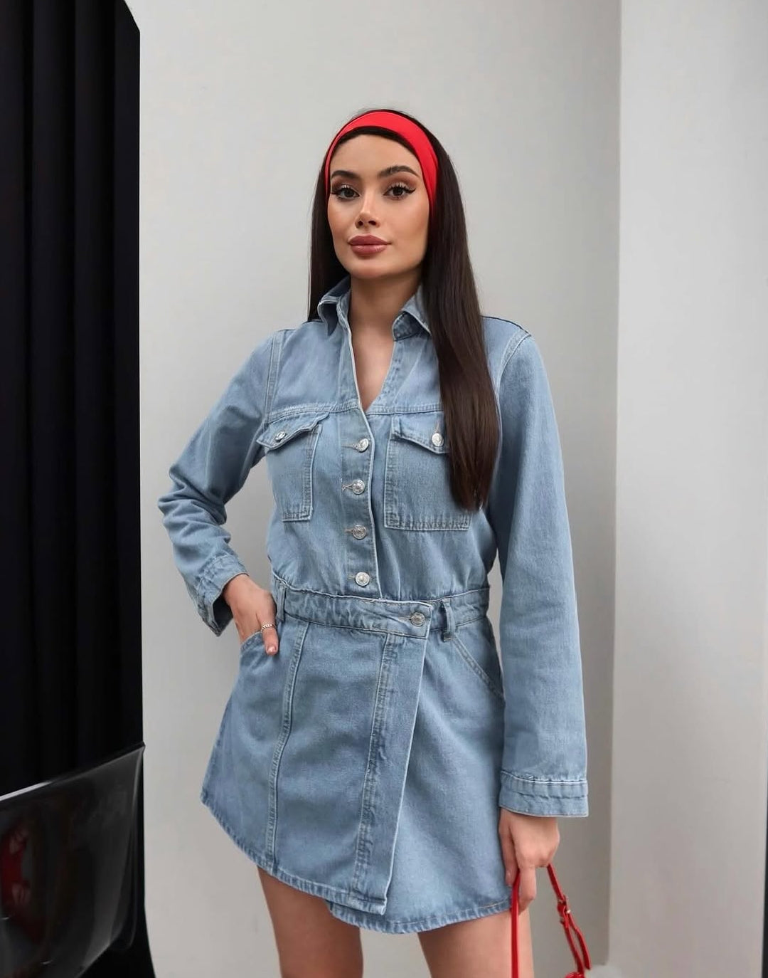 G-denim dress 26040