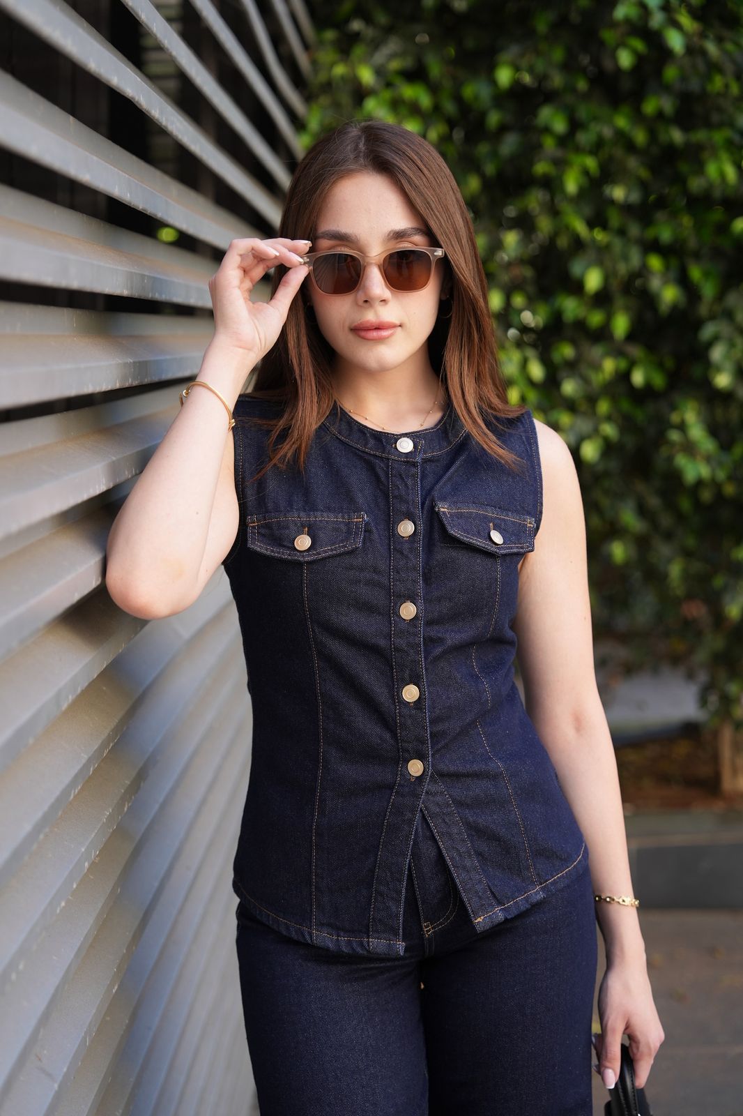 Denim vest