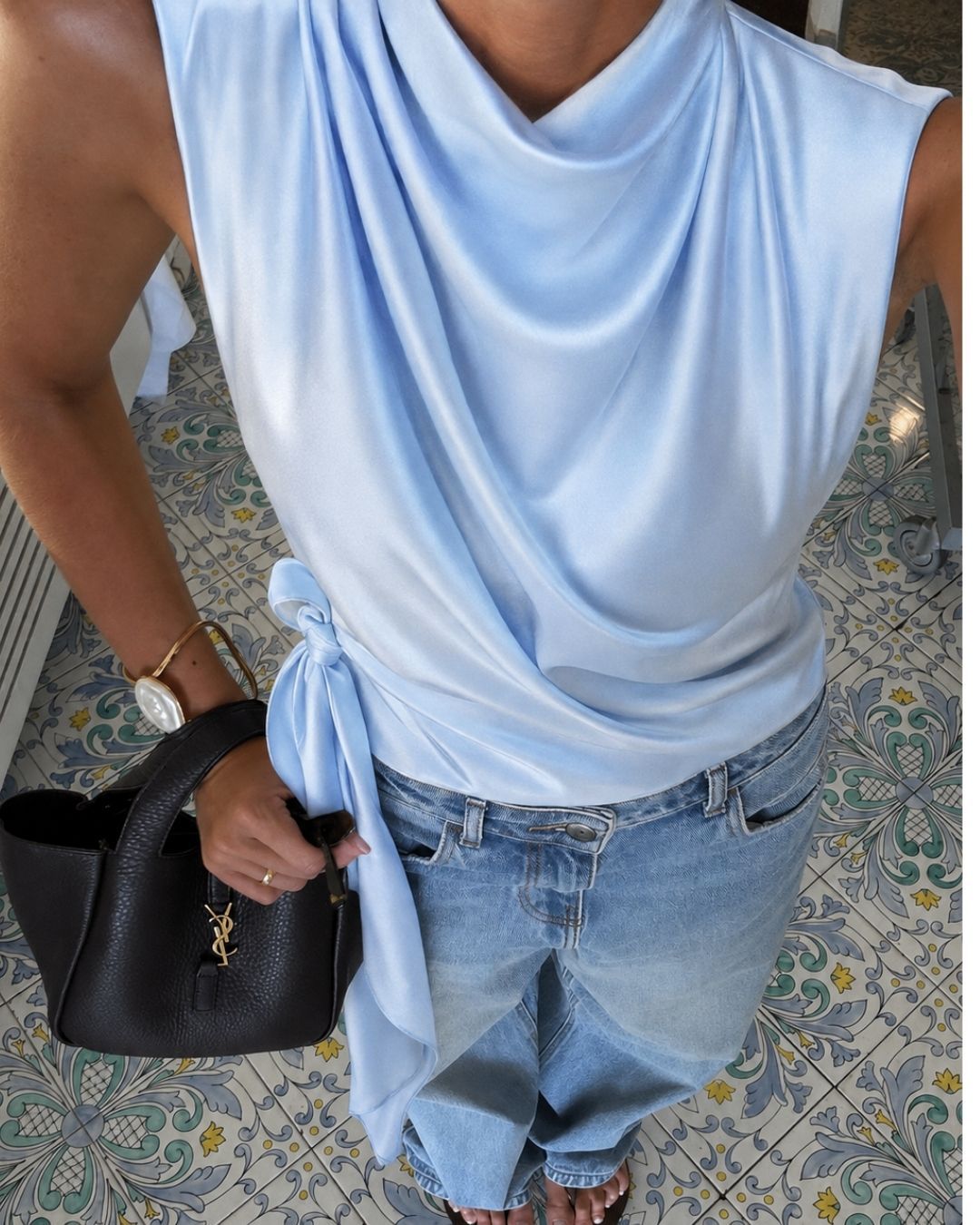 satin top