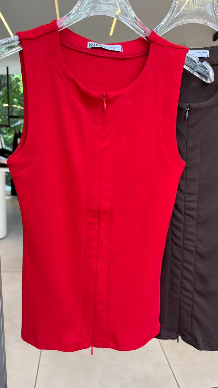 top with zipper 17561